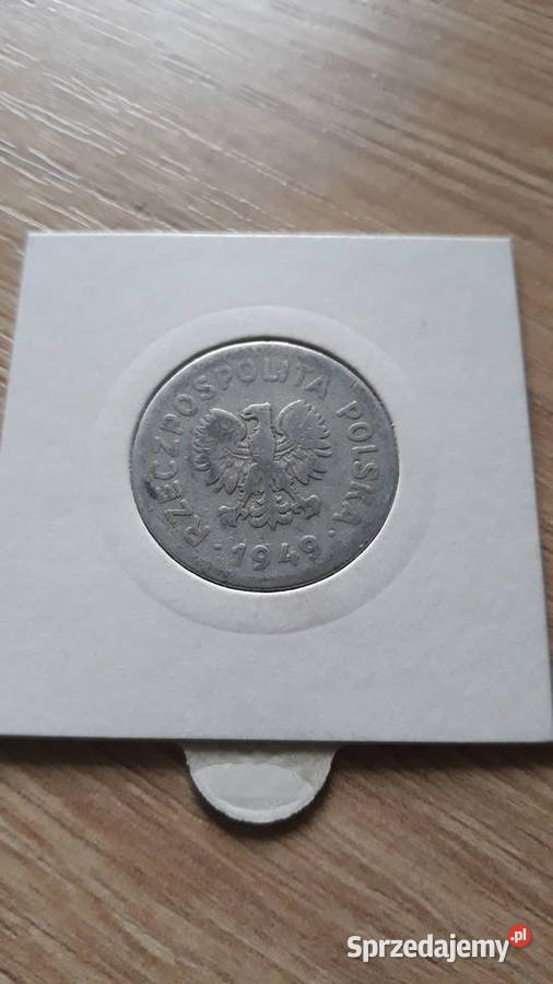 1 złoty 1949 r Aluminium 3 ładna Konin