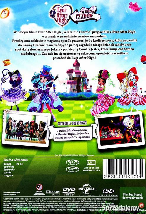 EVER AFTER HIGH W KRAINIE CZARÓW animowany