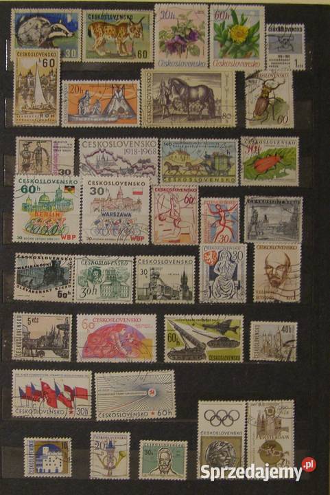 Znaczki pocztowe Czechosłowacja Zestaw 2 Łódź