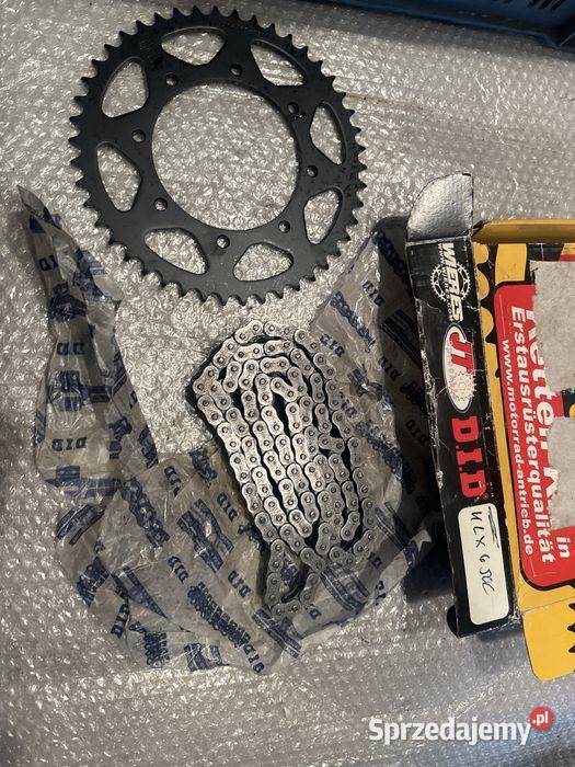 Naped zebatka Łancuch DID Kawasaki KLX650 KLX wielkopolskie