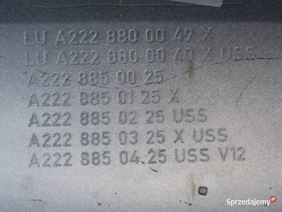 mercedes 222 w222 lift s klasa zderzak tył 6xpdc Rakoniewice