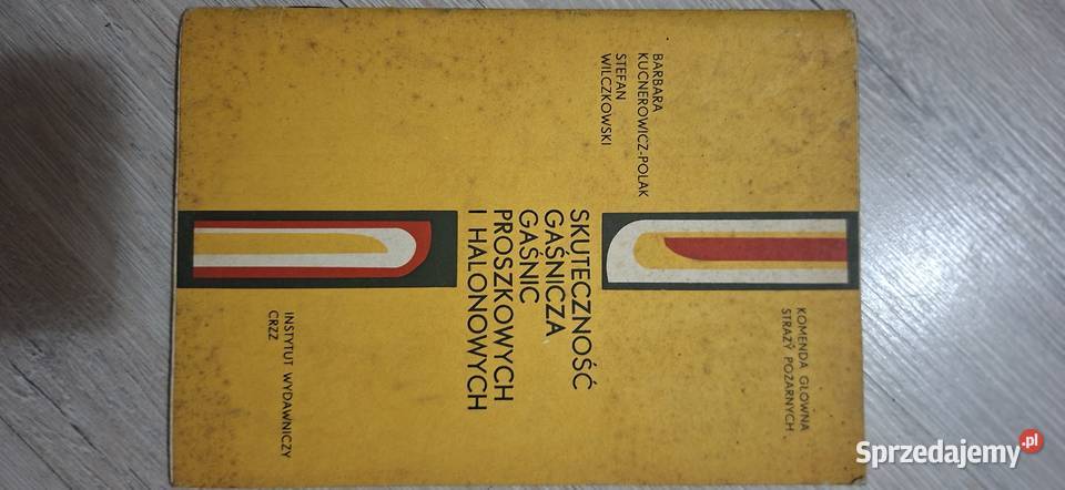 1 wydanie 1979 Skuteczność gaśnic PRL niski