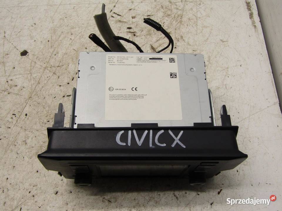 EKRAN MONITOR NAWIGACJI NAVI RADIO HONDA CIVIC X
