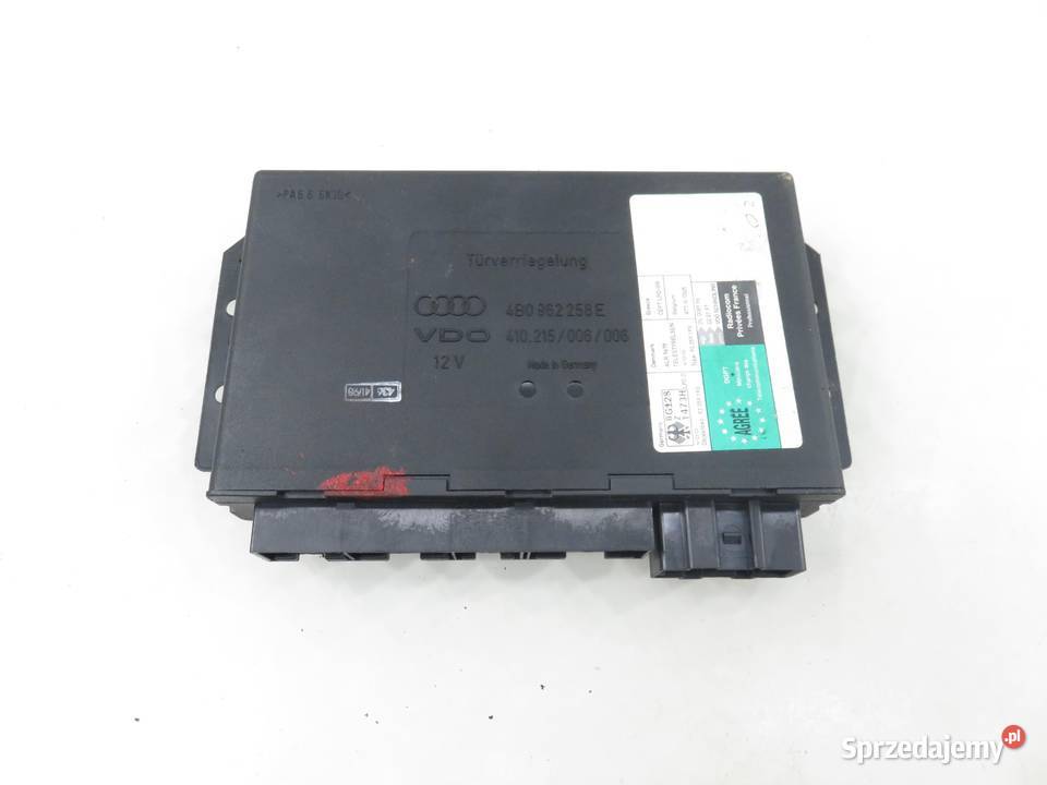 MODUŁ KOMFORTU AUDI A6 4B2 C5 4B0962258E