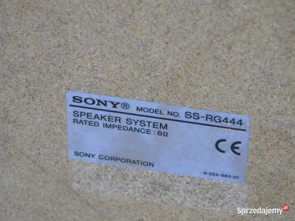 Kolumny Sony SSRG444 mocne i sprawne WYSYŁKA podkarpackie Jasło