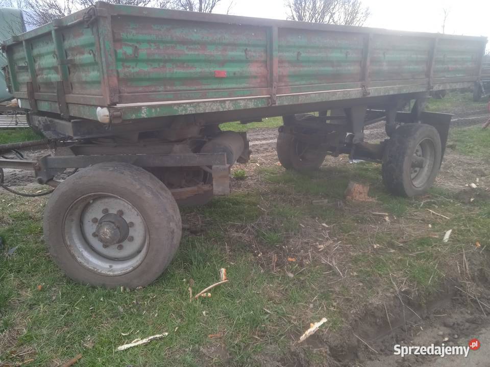 Przyczepa zarejestrowana rolnicza wywrotka 6t Szynkielów