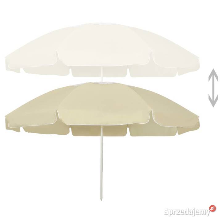 vidaXL Parasol plażowy piaskowy żółty 240 mazowieckie Warszawa sprzedam