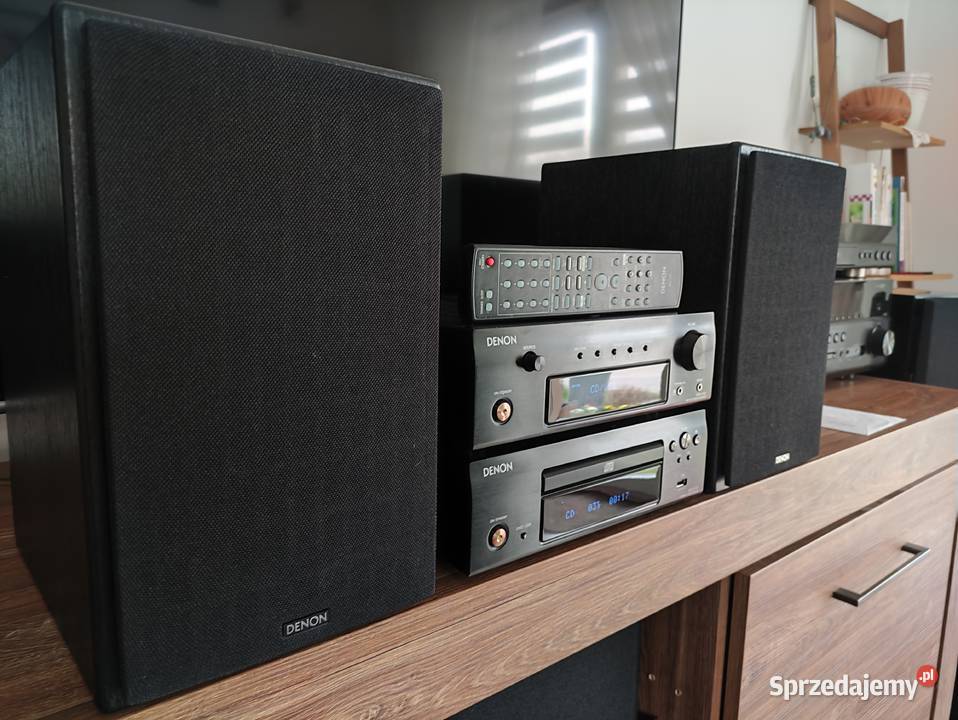 Mocna wieża Denon F 107 idealny stan