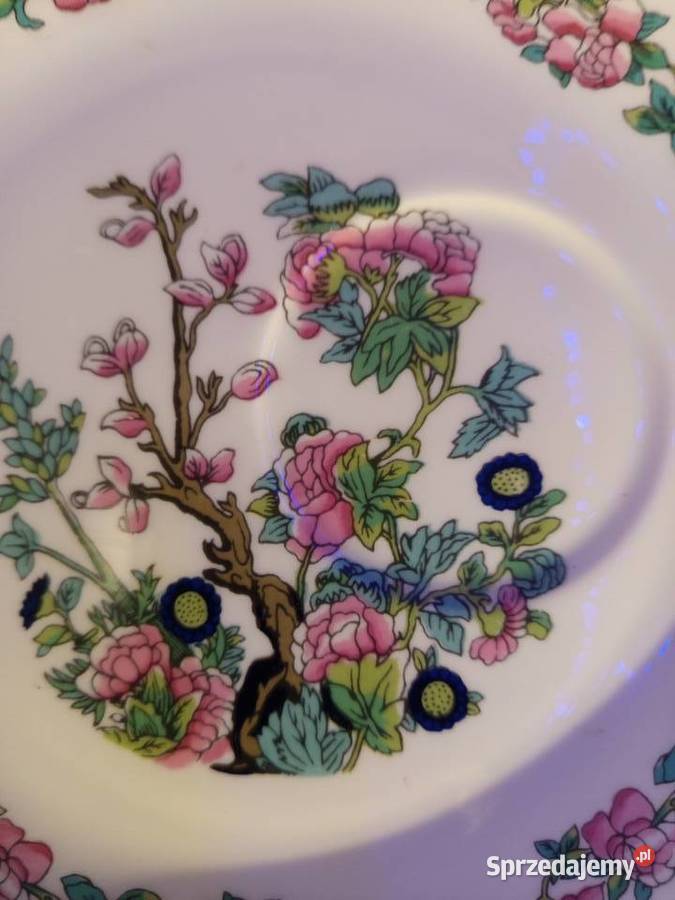 Zabytkowy talerz z chinskiej delikatnej Warszawa