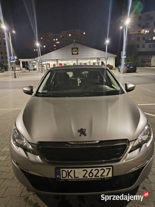 Srebrna Perełka 2014 Peugeot 308 Bez Ukrytych wielofunkcyjna kierownica 308 Wrocław