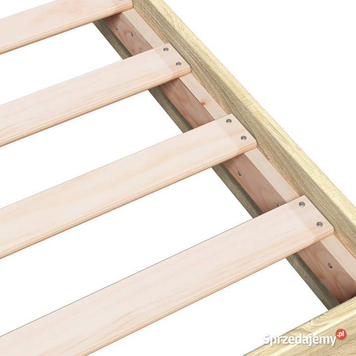 Łóżko bez materaca dąb sonoma 100x200 WM842058 102cm Łóżka Warszawa