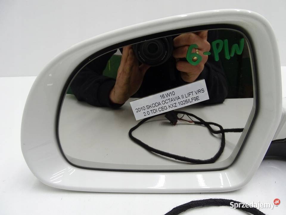 LUSTERKO LEWE LEWY PRZÓD LF9E 1026 6 PIN SKODA