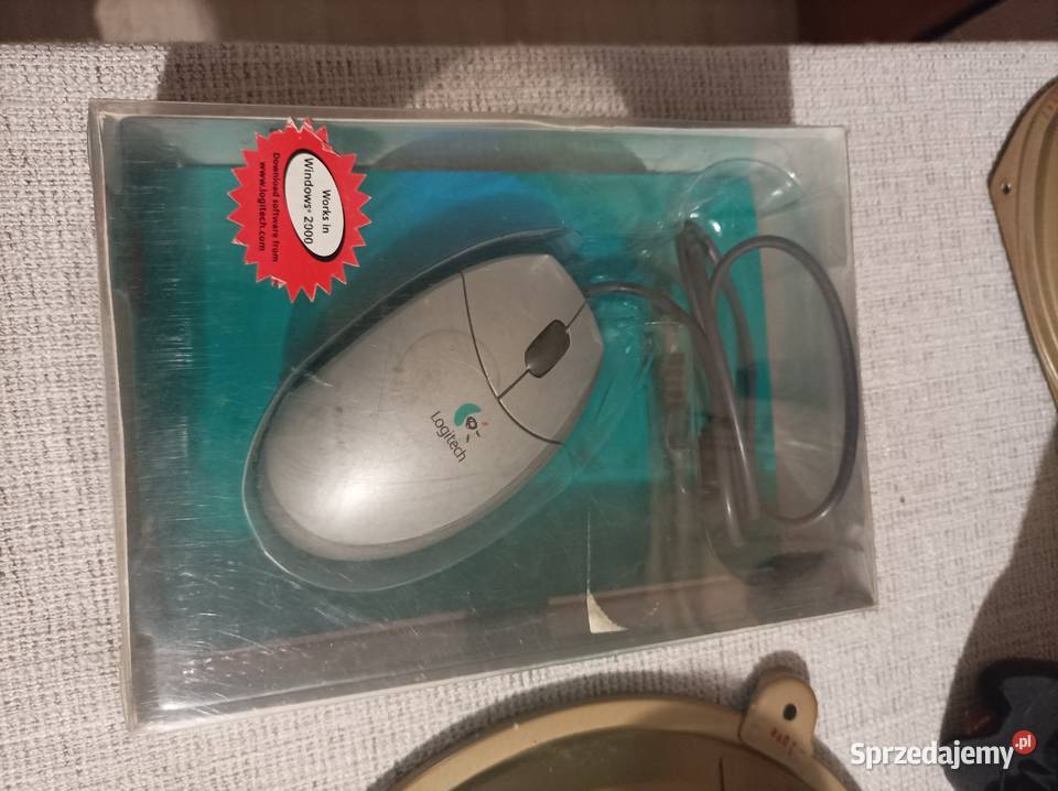 Logitech Mini Wheel Mouse mysz kulkowa retro Płock sprzedam