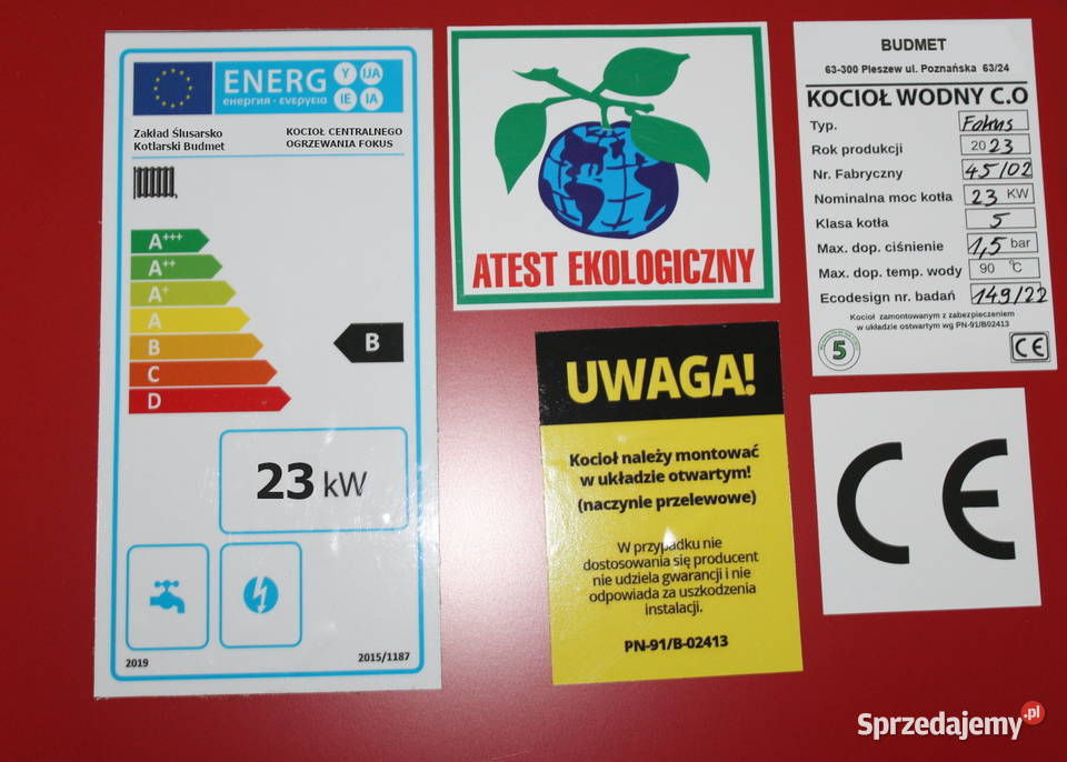 PIEC 19 kW do 170 m2 UniwersumEKO KOCIOŁ Piece