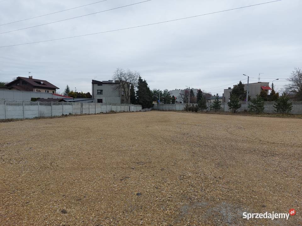 WYNAJEM GRUNTU UTWARDZONEGO 1500 m2 handlowo-usługowa Czeladź