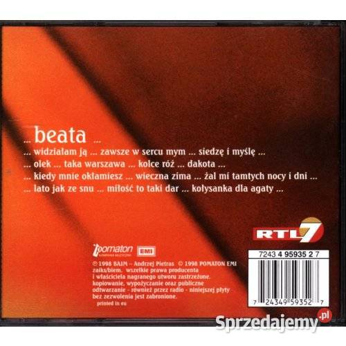 Beata Kozidrak Beata Pierwszy Solowy Album Bajm