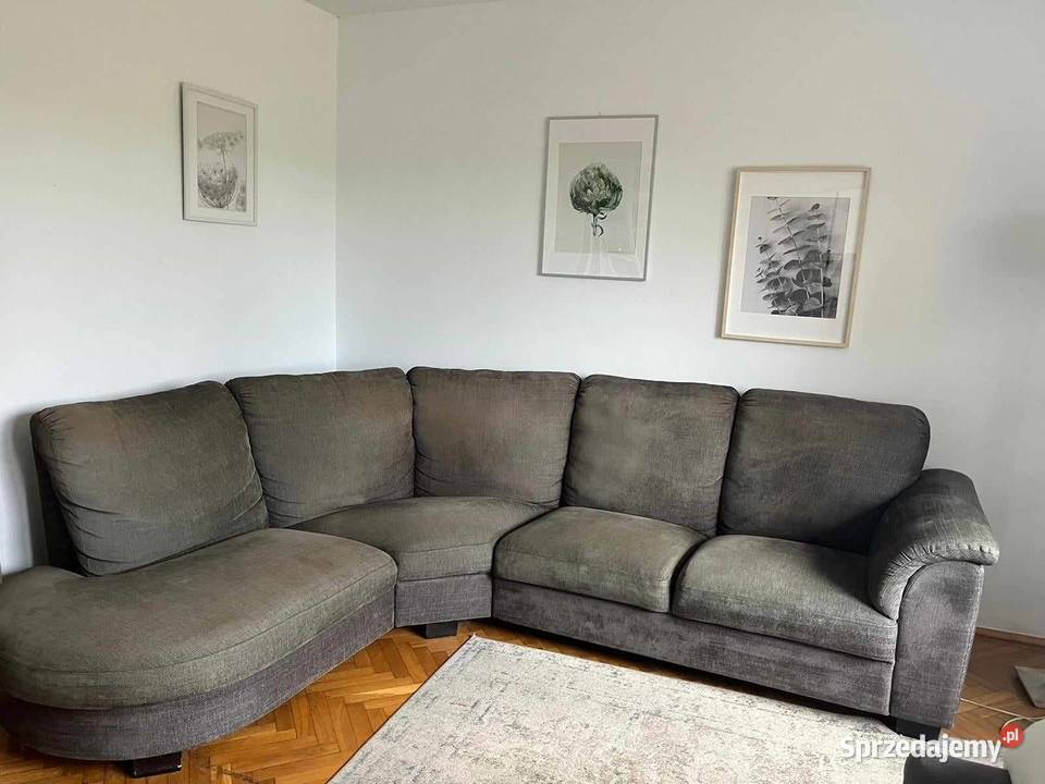 Piękny wygodny narożnik tapicerowany IKEA