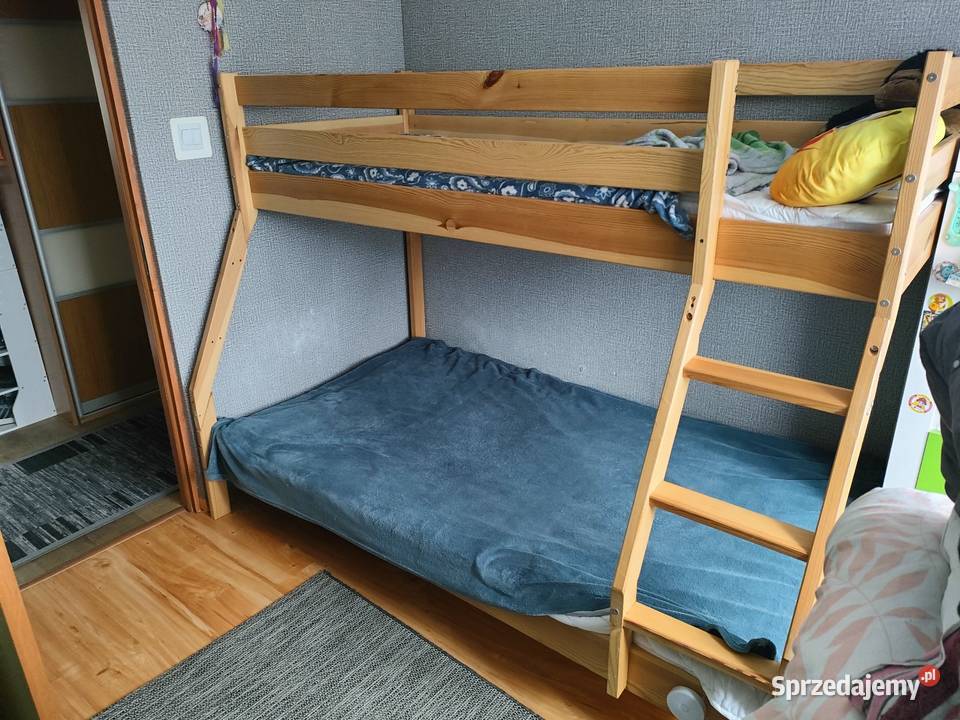 Łóżko drewniane pietrowe Łóżka Olkusz