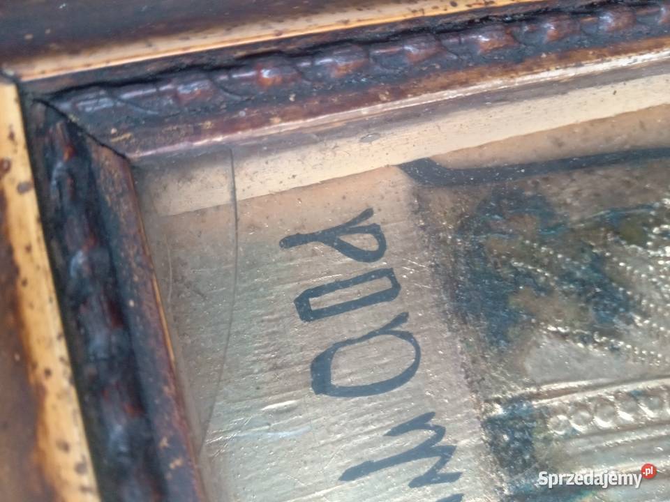 Ikona polska sxklem Antyki, Sztuka, Kolekcje sprzedam