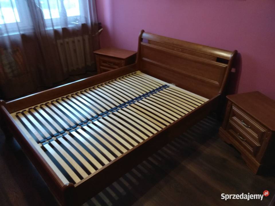 zestaw do sypialni z litego drewna PARYS 140cm kujawsko-pomorskie Bydgoszcz