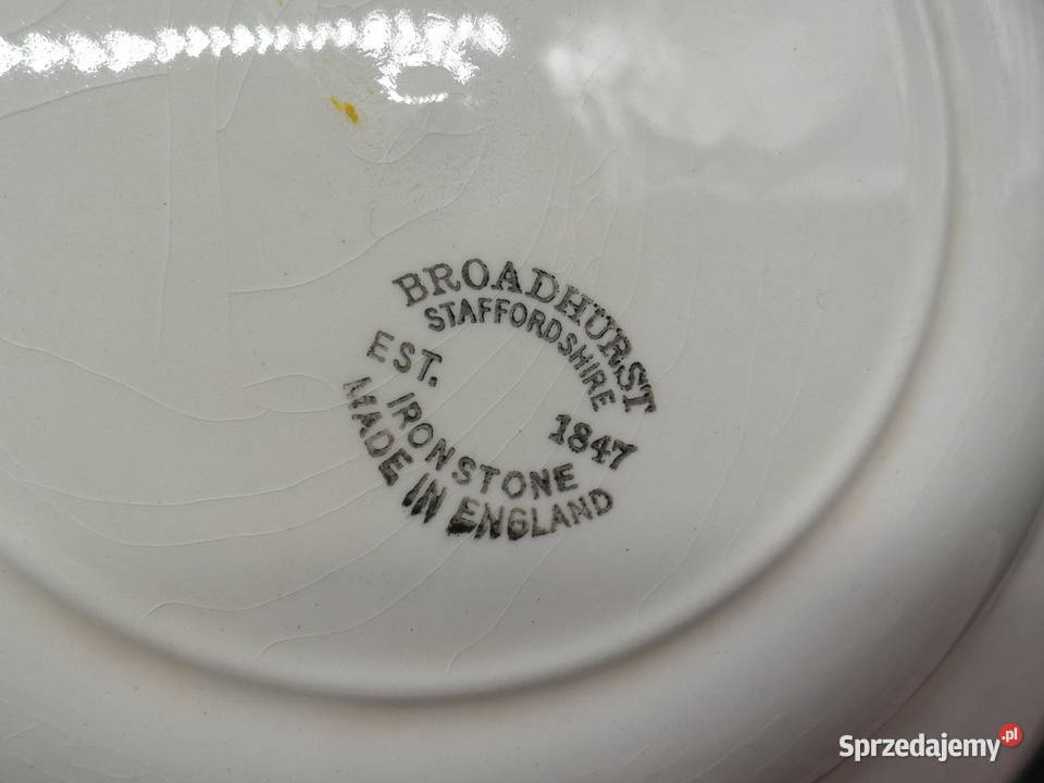 Zestaw śniadaniowy trio J Broadhurst Ironstone wielkopolskie Raszków