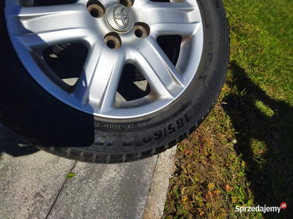 Alufelgi toyota yaris 18560 r15 Samochodowe Ostrów Wielkopolski