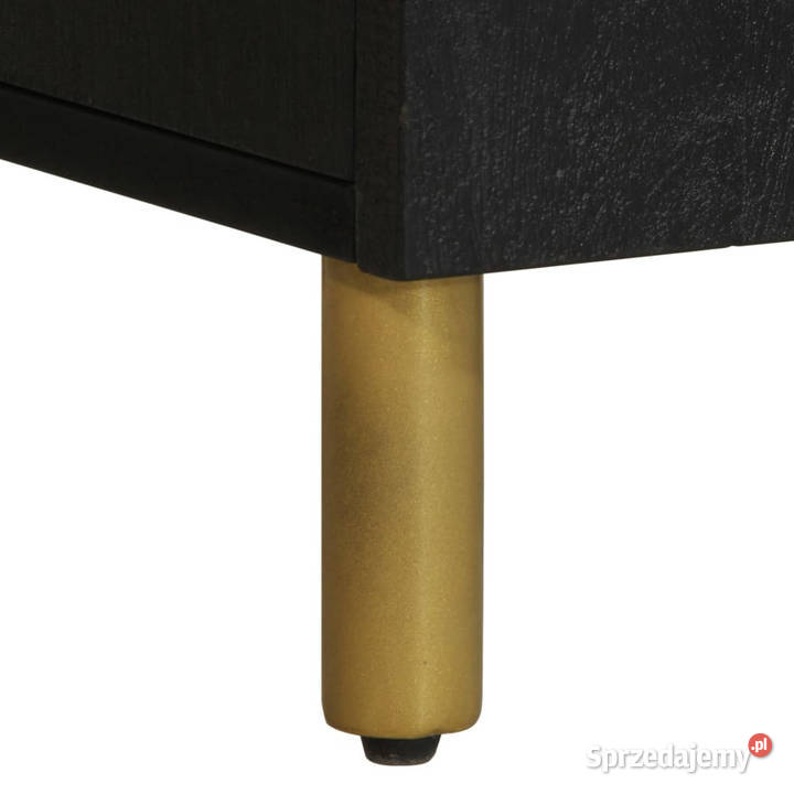 Szafka pod telewizor czarna 105x33x46 WM4017648 Pozostałe
