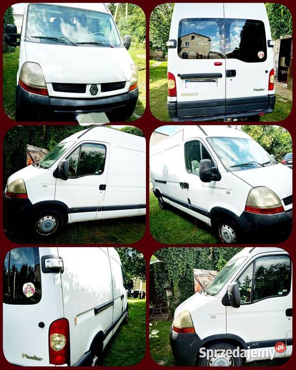 Renault Master 25TD 120dci 2005 serwisowany Mława