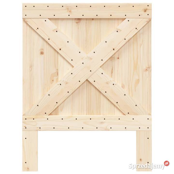 vidaXL Wezgłowie łóżka 80x104 lite drewno