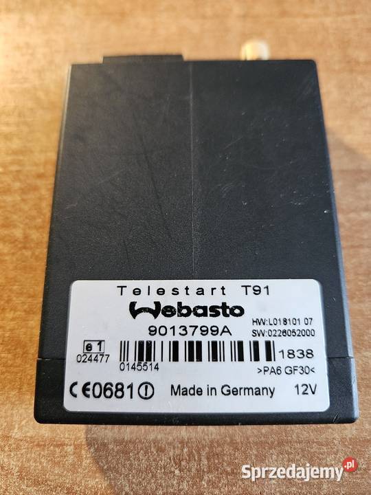 Moduł sterownik Webasto Telestart T91 Chełm sprzedam