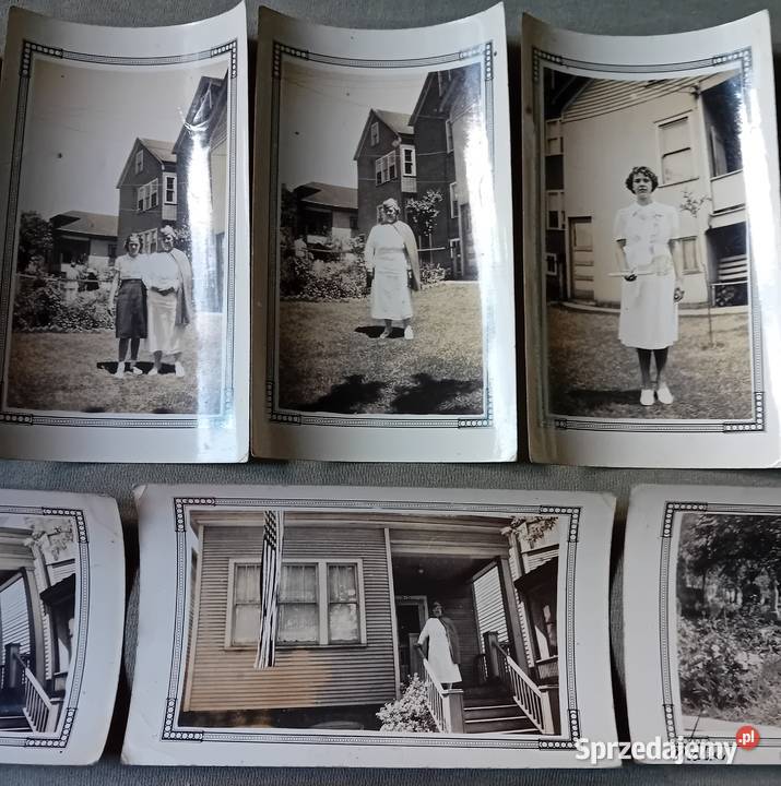Zestaw 4 fotografii rodzinnych polonia z USA Pozostałe