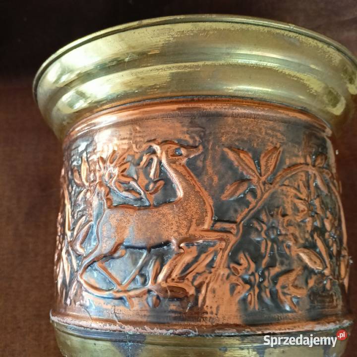 Miedziana osłona na doniczkę Mikołów