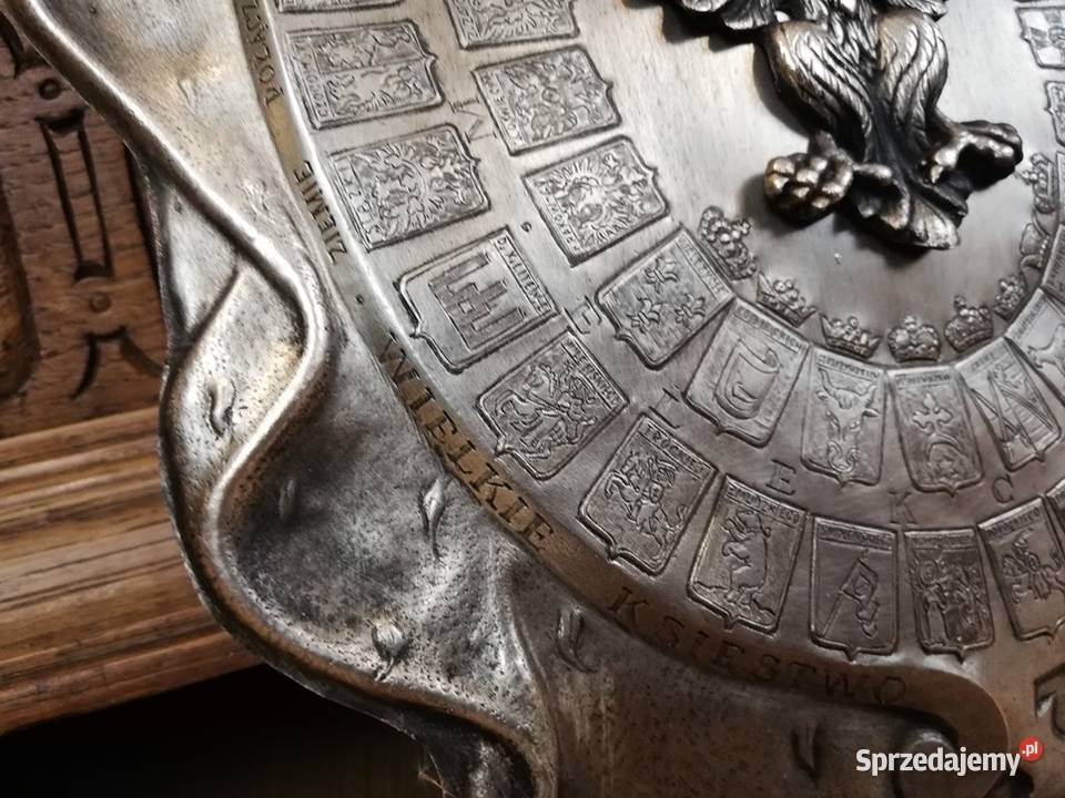 Ryngraf z orłem polskim patriotyczny łódzkie Łódź