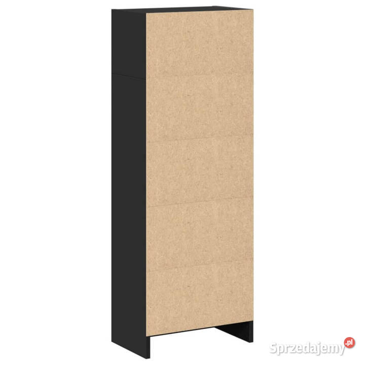 Regał czarny 40x24x109 materiał drewnopochodny Warszawa