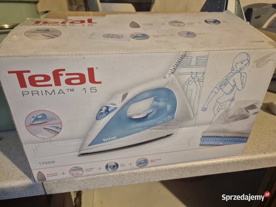 Żelazko parowe Tefal Prima 15 moc 1700 W Zabrze sprzedam