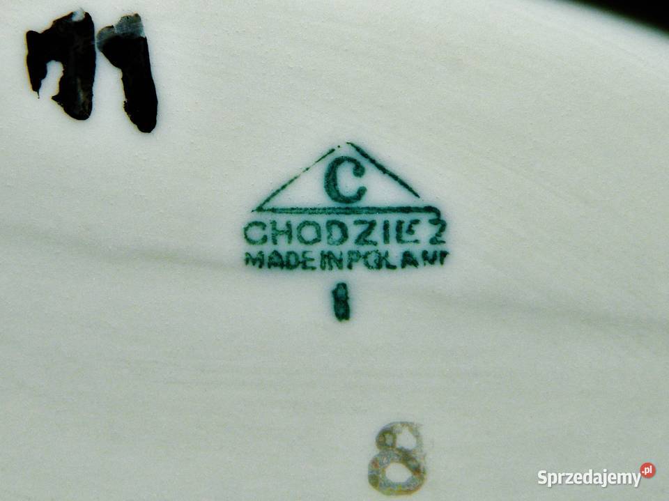 Sosjerka porcelanowa Chodzież z lat 7080tych kujawsko-pomorskie