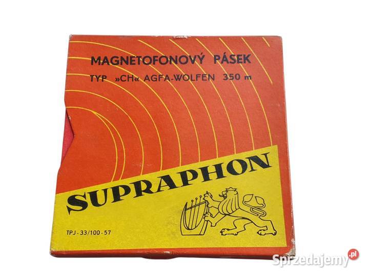 Stara taśma szpulkowa magnetofonowa SUPRAPHON CH Cieszyn sprzedam