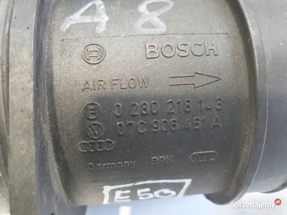 Audi A8 S8 D3 52 FSI PRZEPŁYWOMIERZ POWIETRZA Przepływomierze Janów