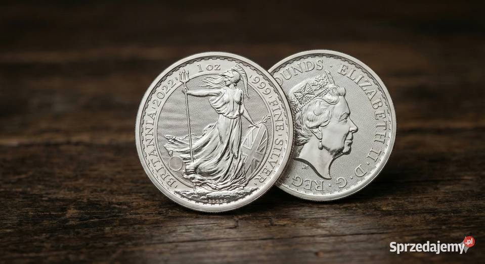 1  uncja srebra Britannia   82szt w sprzedaży