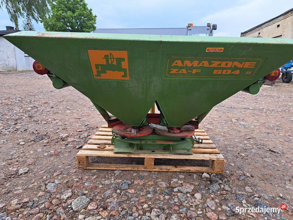 NoWy rozsiewacz AMAZONE zaf 604 z Niemiec Kłodawa sprzedam