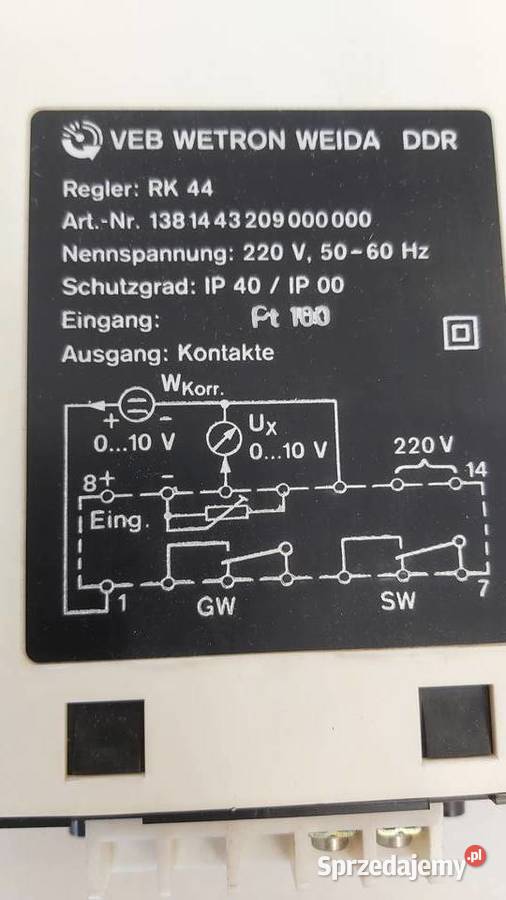 REGULATOR TEMPERATURY RK44 0600C mazowieckie Wyszków