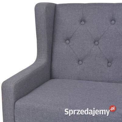 vidaXL 3osobowa sofa tapicerowana tkaniną Warszawa
