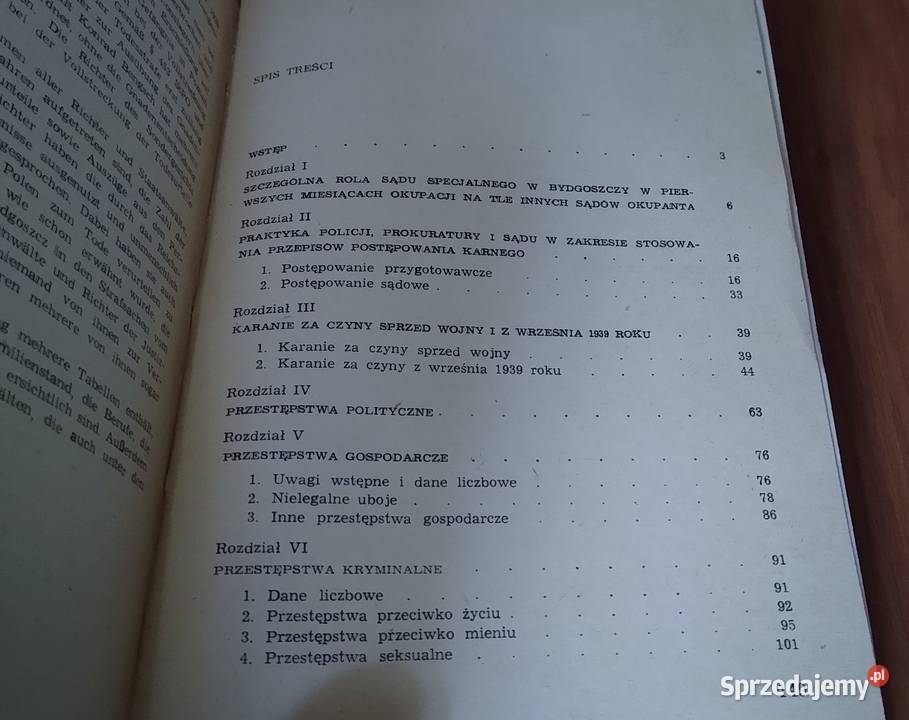 Działalność hitlerowskiego sądu specjalnego w Gdańsk sprzedam