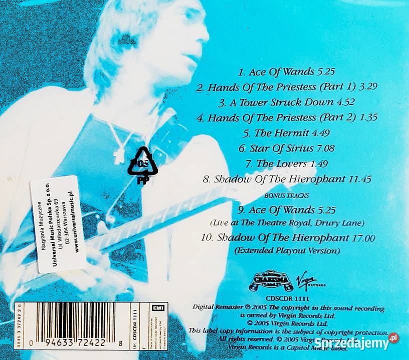 Sprzedam CD Gitarzysta zespołu Genesis Steve CD