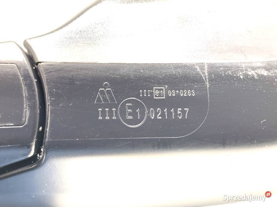 LUSTERKO PRAWY HONDA CIVIC IX Hatchback SREBRNY