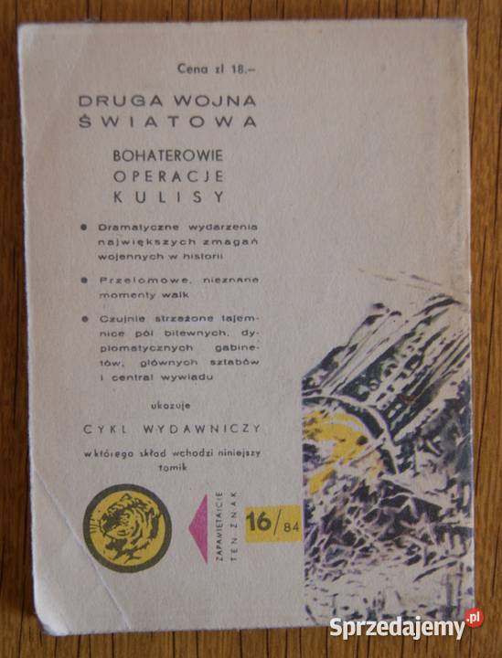 Żółty Tygrys Powrotny rajd 1684 sprzedam