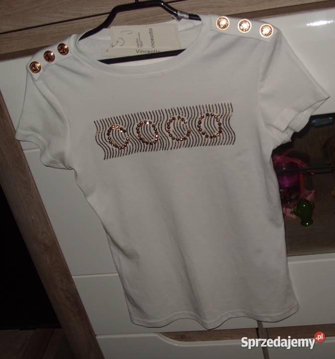 VINCEOTTO NOWA złote guziczki cekiny r SM Rawicz