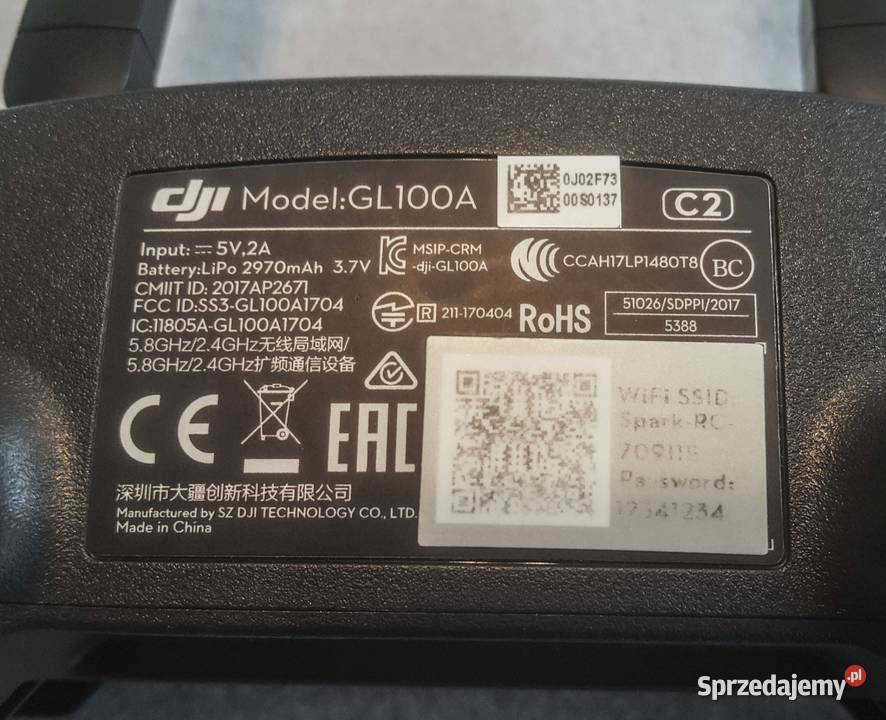 DJI SPARK kontroler pilot Kraków