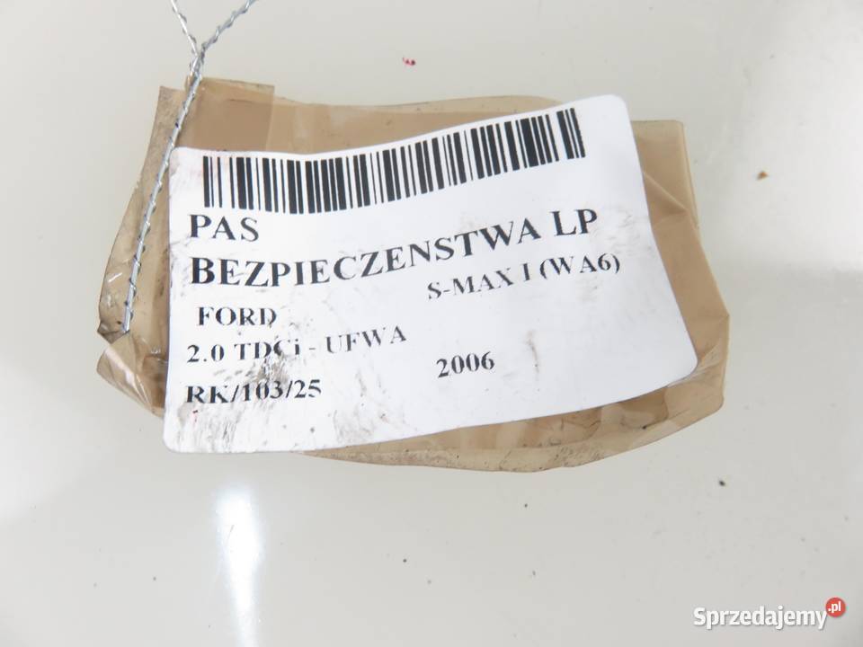 PAS LEWY PRZEDNI FORD S I WA6 6G9N61295BEW sprzedam