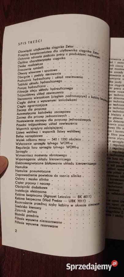 Instrukcja obsługi zetor 5211621172117745 hornal